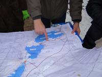 Bauabnahme am Trämmerfließ, Foto: BUND