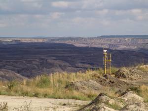 Tagebau in der Lausitz; Foto: BUND