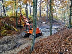 während der Bauarbeiten, Foto: BUND